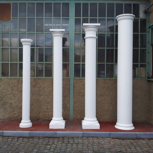 Säulen aus Beton, Säule für Vordach und Hauseingang, auch modern