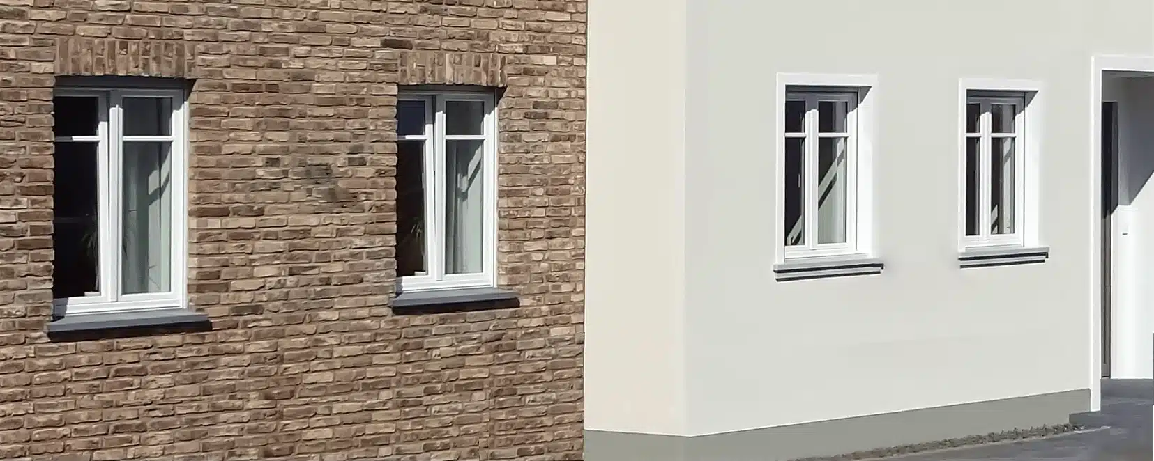 Schöne Betonfensterbänke