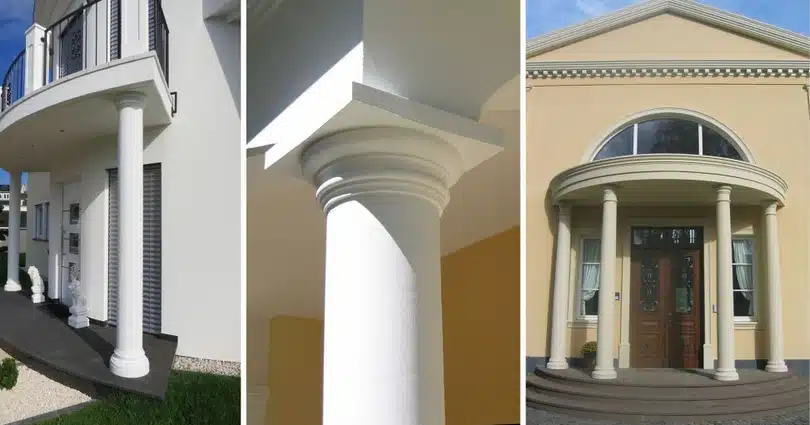 Säulen und Kapitelle Betonsäulen